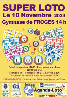 Photo du loto Super loto du GBTT