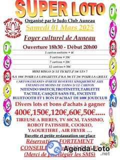 Photo du loto Super loto du judo club d'auneau