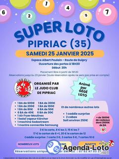 Photo du loto Super loto du Judo Pipriatain anim Gégé loto