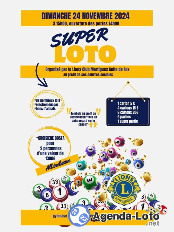 Super Loto du Lions Club Martigues