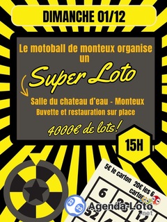 Photo du loto Super loto du Motoball de Monteux