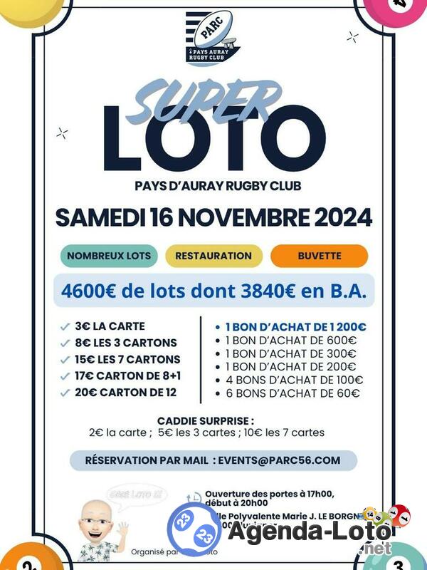 Super Loto du Pays d'Auray Rugby Club