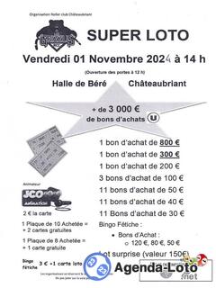 Photo du loto Super loto du Roller club de Chateaubriant avec JCO