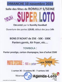 Photo du loto Super Loto du Romilly HandBall