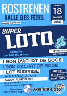 Photo du loto Super Loto du Rostrenen Football Club