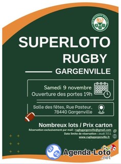 Photo du loto Super loto du rugby