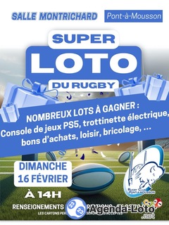 Photo du loto Super loto du rugby