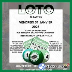 Photo du loto SUPER LOTO DU RUGBY animé par Sylviane