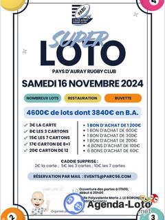 Photo du loto Super loto du Rugby Club anim Gégé loto