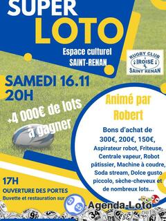 Photo du loto Super loto du Rugby Club Iroise