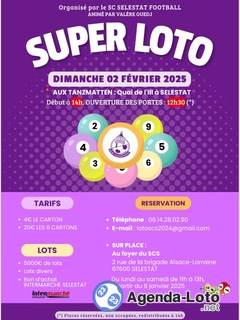 Photo du loto Super loto du scs football