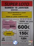 Photo Super Loto du Team Le large Compétition à Louzy