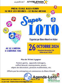 Photo du loto Super loto du telethon