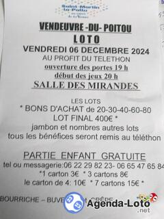 Photo du loto Super loto du Téléthon