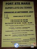 Photo Super loto du tennis à Port-Sainte-Marie