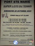 Photo Super loto du tennis à Port-Sainte-Marie