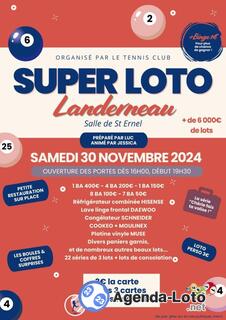 Photo du loto Super loto du tennis club animé par Jessica et Luc