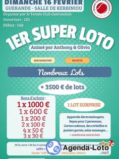 Photo du loto Super loto du tennis club guerandais