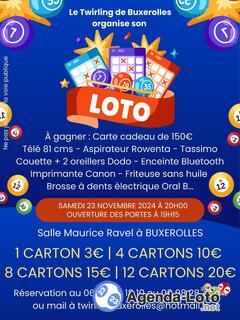 Photo du loto Super loto du Twirling de Buxerolles