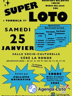 Photo du loto Super loto ecole monte sori anime par philippe animation