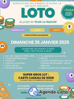 Photo du loto Super Loto Ecole La Nativité