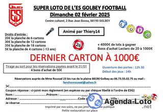 Photo du loto Super loto es golbey football