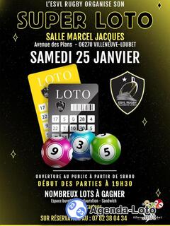 Photo du loto Super LOTO ESVL Rugby