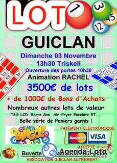 Photo du loto SUPER LOTO et BINGO, animé par Rachel