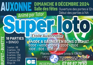 Photo du loto Super Loto Etoile Auxonnaise