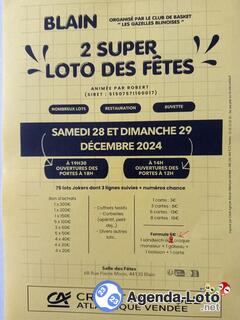 Photo du loto Super loto des fêtes animé par Robert