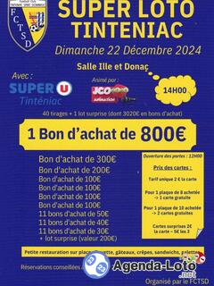 Photo du loto Super loto Foot St Domineuc Tinténiac avec JCO