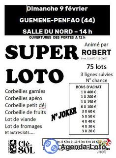 Photo du loto Super loto guemene-penfao animé par robert