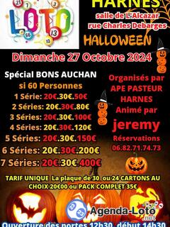 Photo du loto Super loto d'halloween avec des cartons offerts