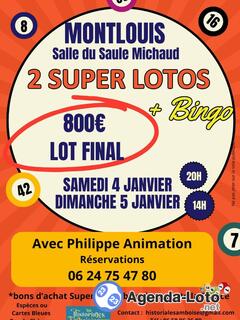 Photo du loto super loto les historiales amboisiennes animé par philippe