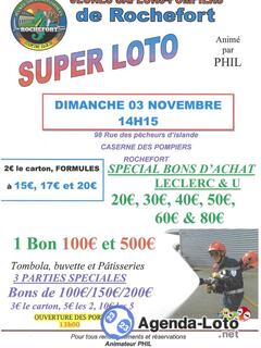 Photo du loto super loto JSP Rochefort spécial bons cadeau