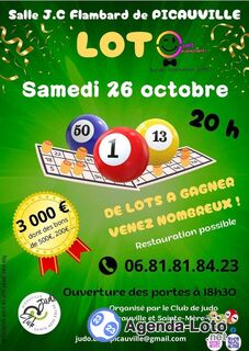 Photo du loto Super loto judo club picauville