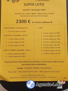 Photo du loto Super loto à Jumelles salle Raymond launay