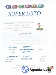 Photo du loto Super loto de l'AAPPMA la gaule mauzéenne