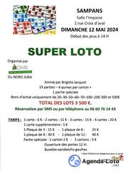 Photo du loto Super loto de l'ADMR du Nord Jura animé par Brigitte Jacquot