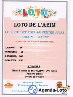 Photo du loto Super loto de l'aeim