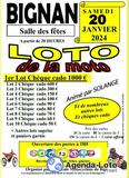 Super loto de l'AMB à BIGNAN le 20 janvier 2024