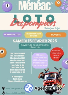 Photo du loto Super loto de l'Amical des Sapeurs-Pompiers anim Gégé loto