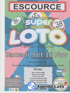 Photo du loto Super loto de l amicale foot d escource