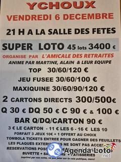 Super loto de l'Amicale des Retraités