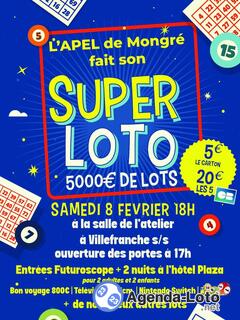 Photo du loto Super loto de l apel de mongre