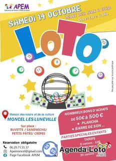 Photo du loto Super LOTO de l'APEM