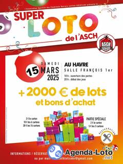 Photo du loto Super LOTO de l'ASCH Athlétisme