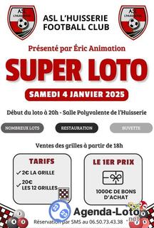 Photo du loto SUPER Loto de l'ASL Football de L'Huisserie