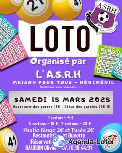 Photo du loto Super loto de l ASRH