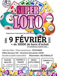 Photo du loto Super loto de l'association des Amis d'André Eve